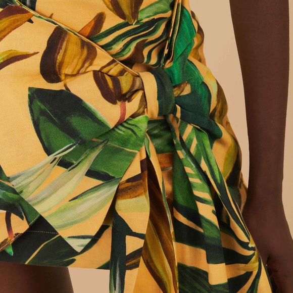 FARM RIO BANANA ART TIE SIDE SKIRT NWT - Picture 11 of 11